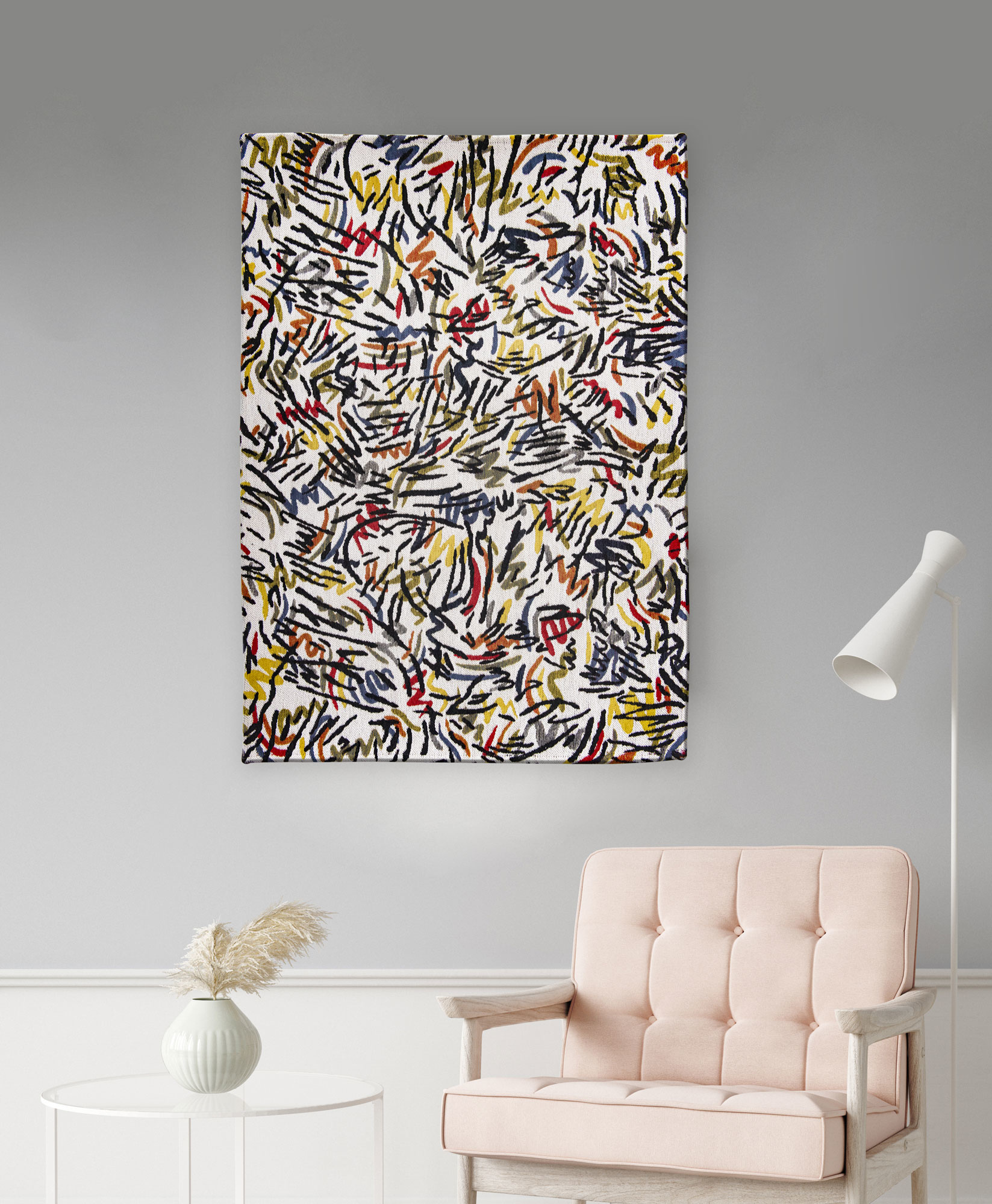 Street Graph tapijt | Maat: 100 × 140 cm