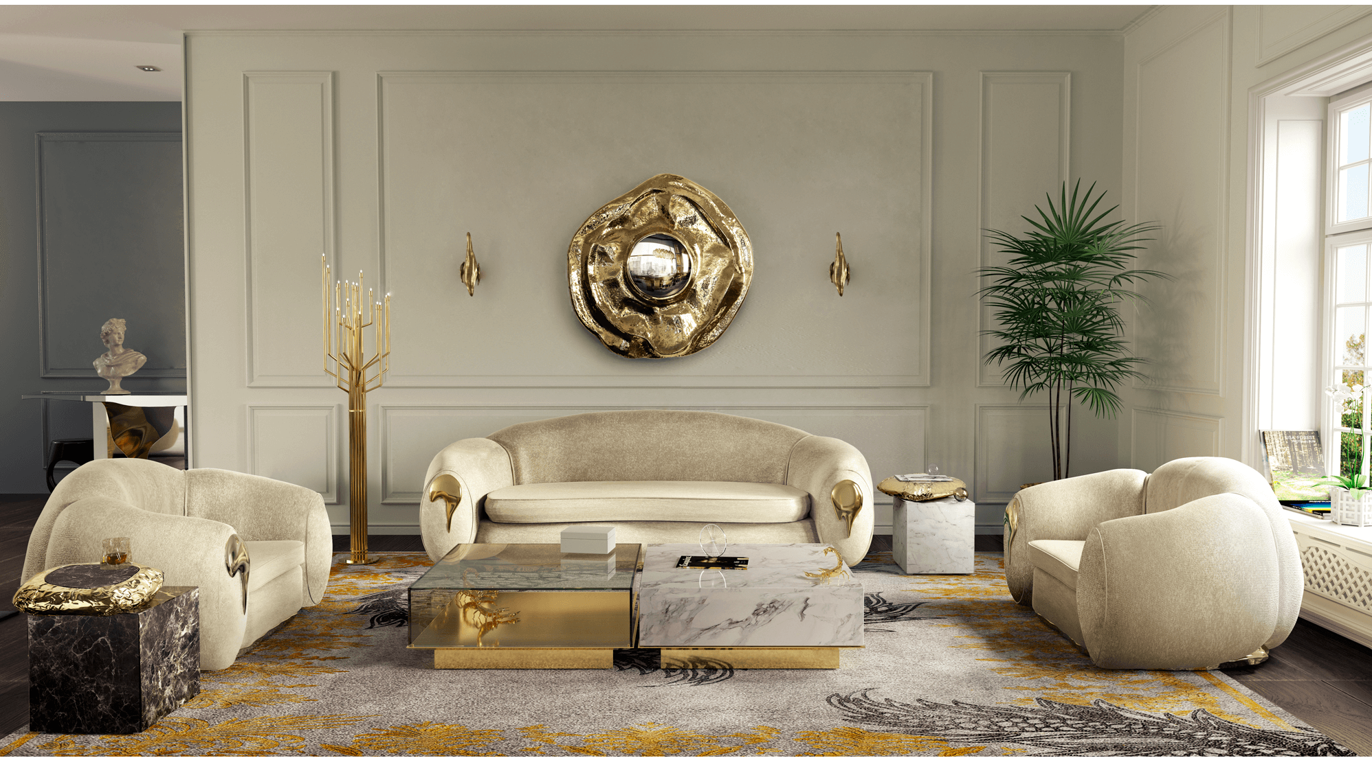 Evolution center dubbele tafelset