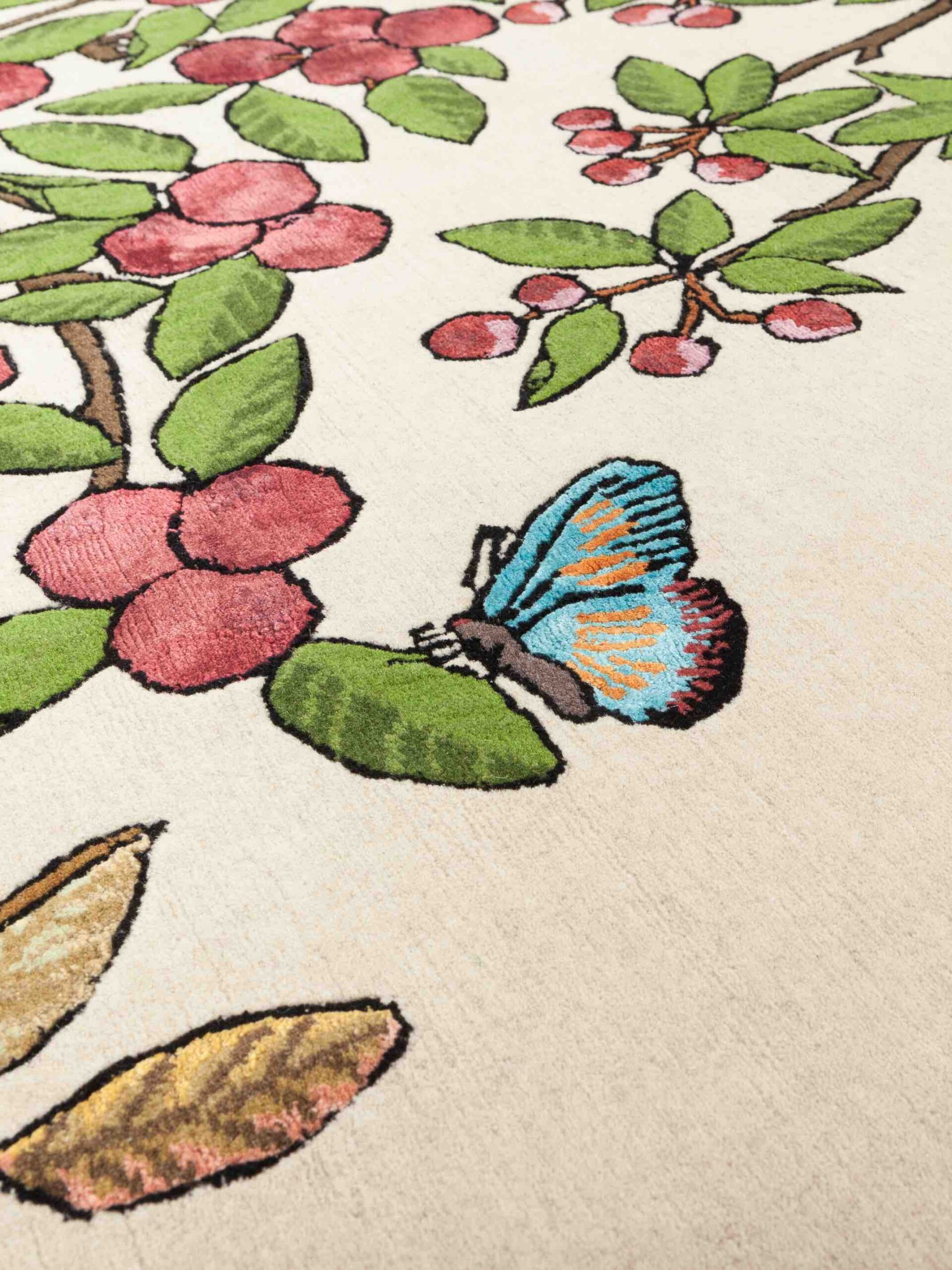 Transience rond handgeweven vloerkleed