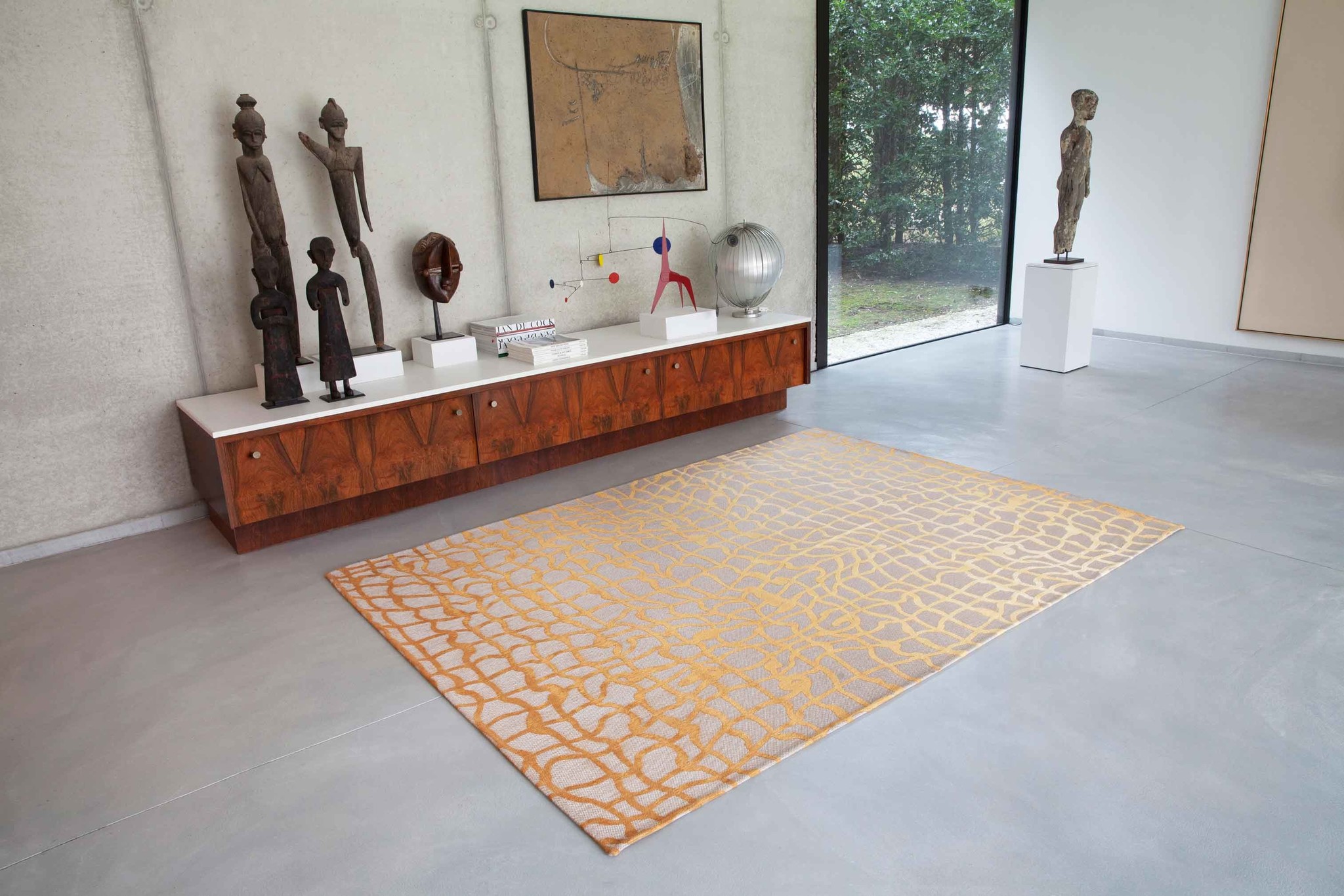 Dedalo - Yellow Scarab tapijt | Maat: 200 × 280 cm