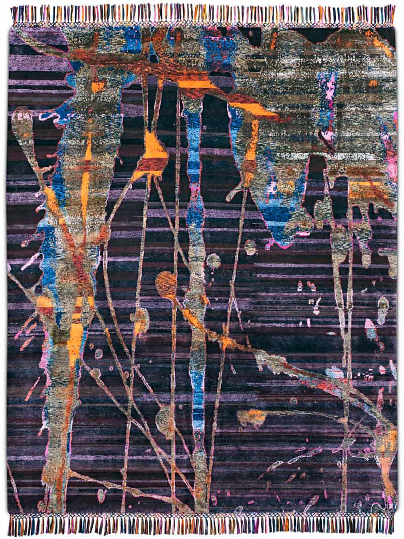 Eco handgemaakte luxe tapijt | Maat: 122 × 183 cm