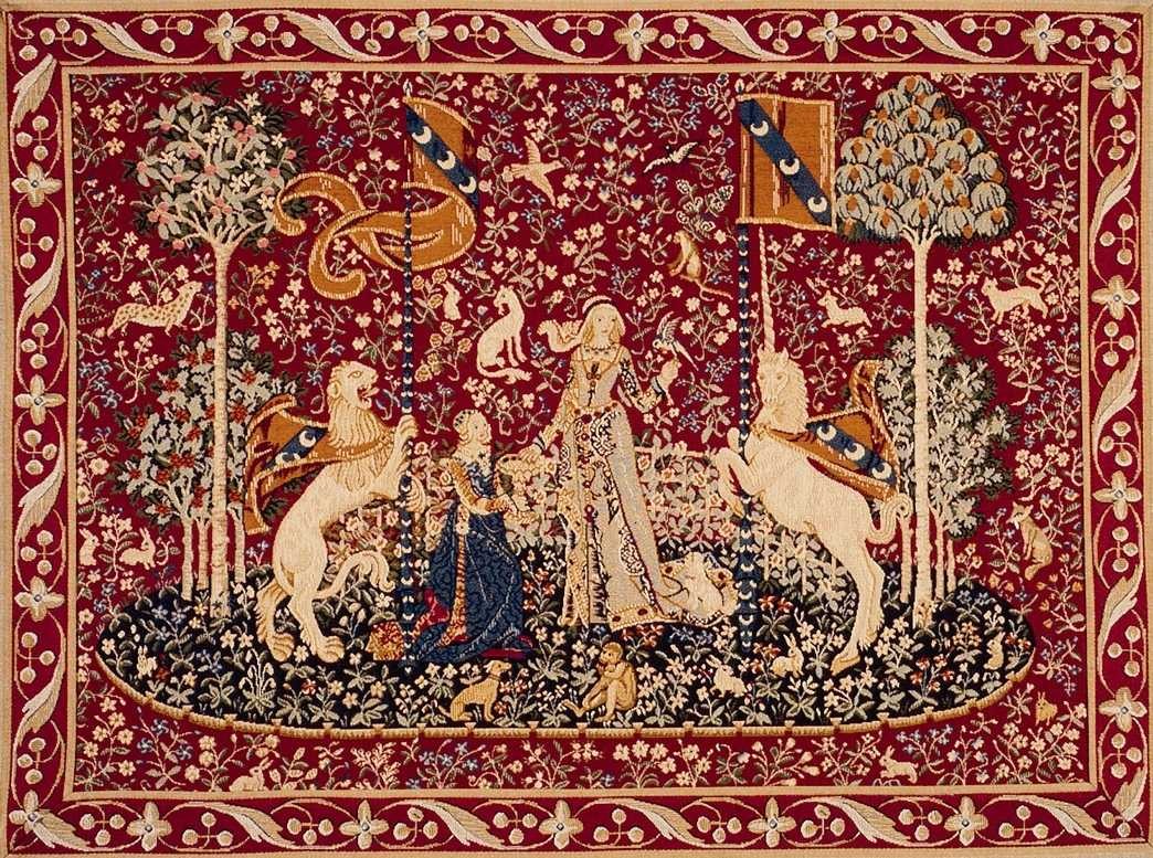 The Taste wandtapijt met rand | Maat: 50 × 67 cm
