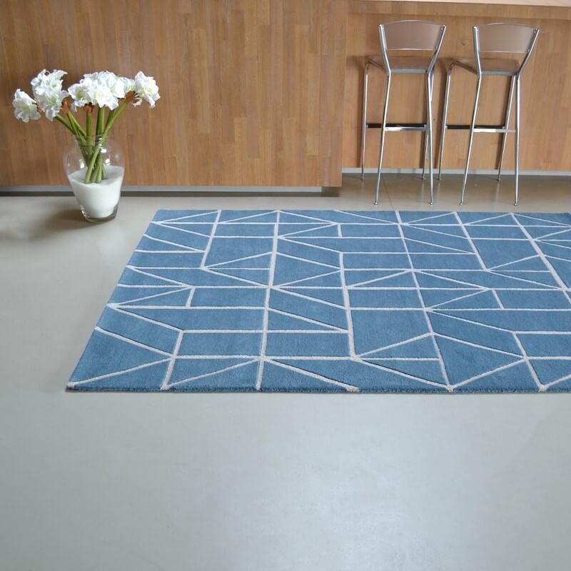 Viso denim tapijt | Maat: 250 × 350 cm