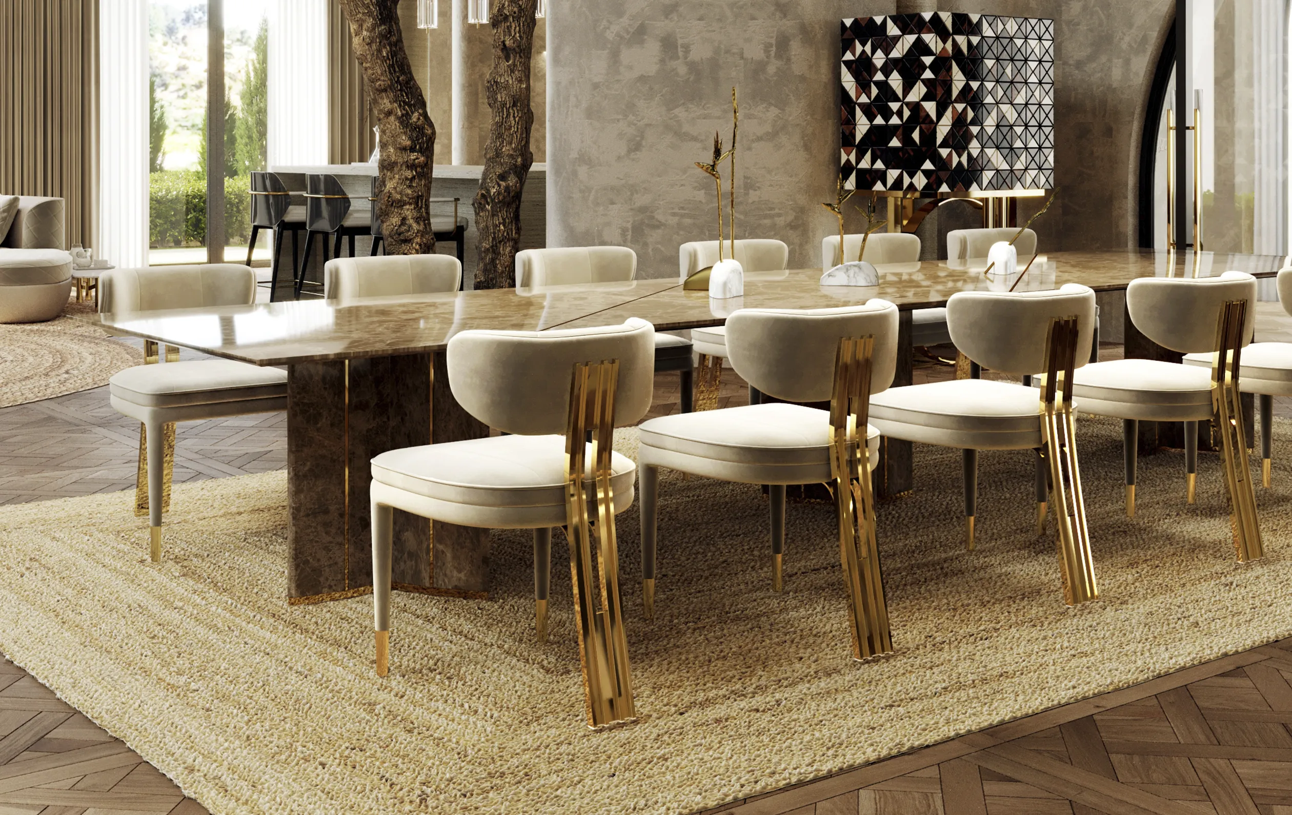 Lattice eetstoel - 7