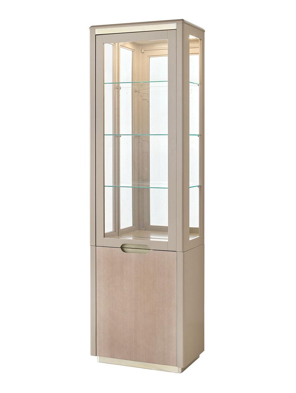 1-Deurs Vitrinekast