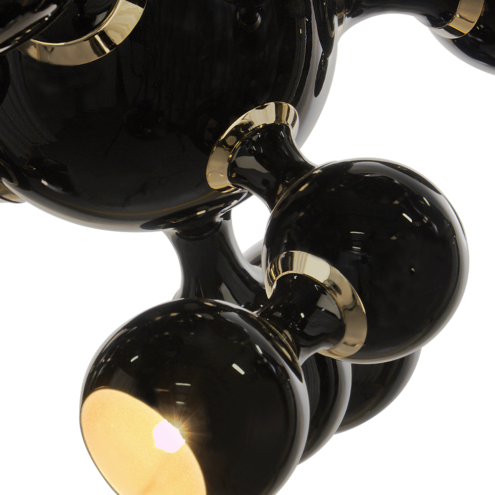 Molecular plafond hanglamp