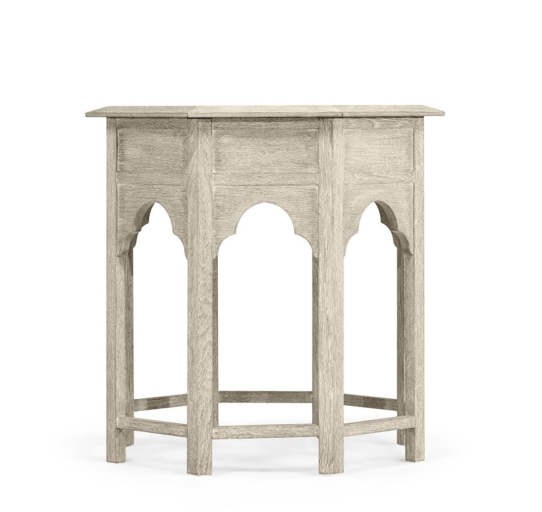 Tanjina Venetian White Oak bijzettafel