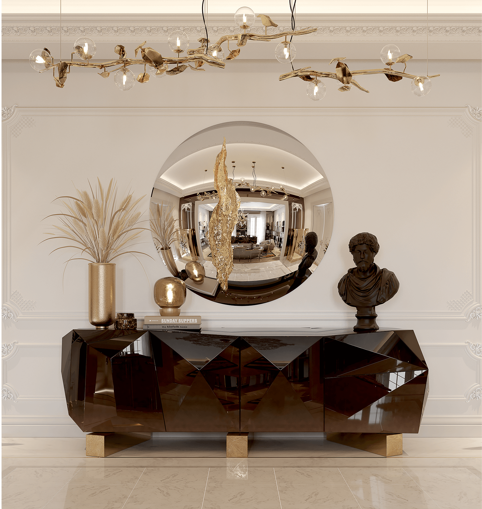 Prism chocolade XL dressoir