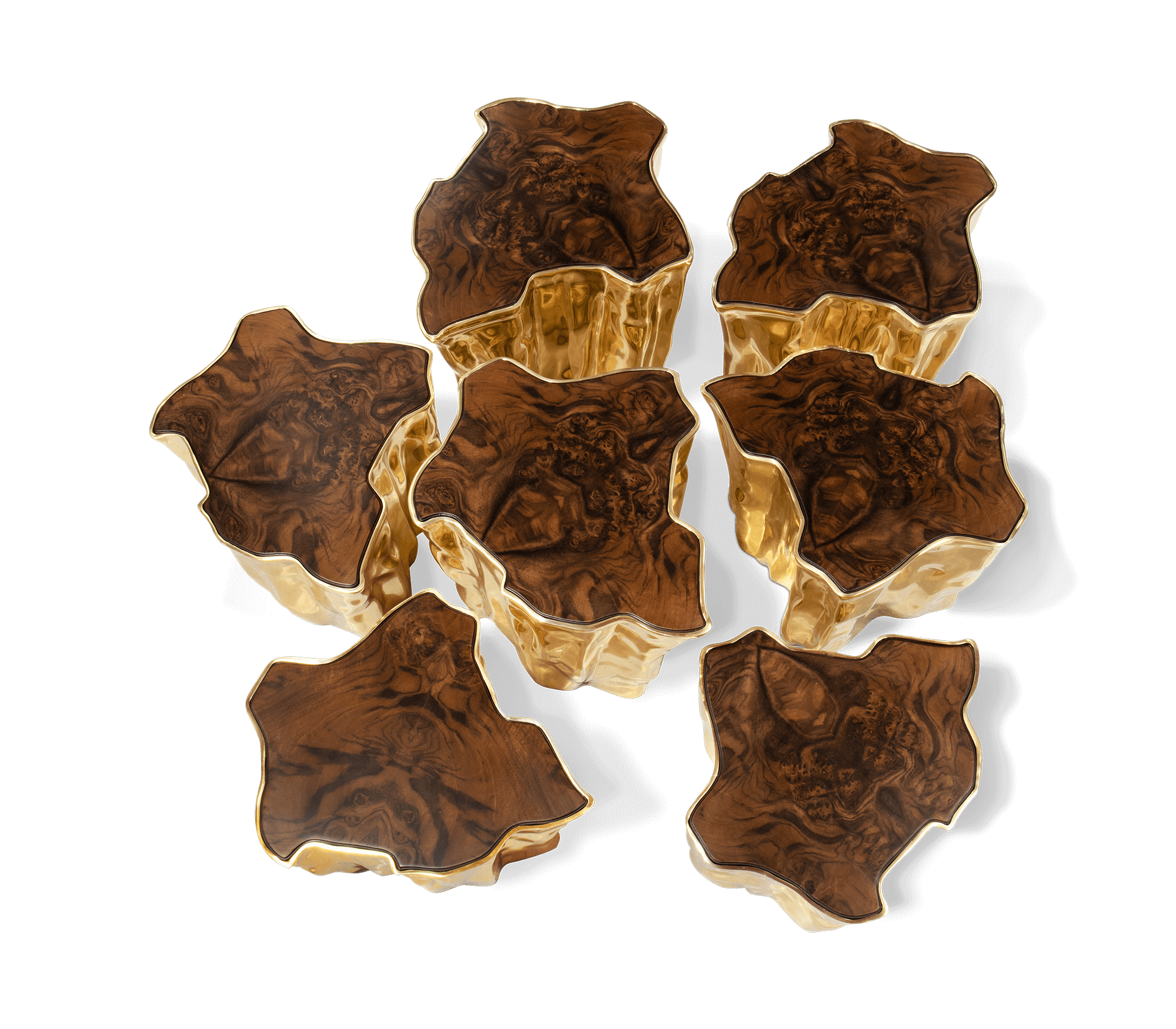 Paradise series walnoten finish salontafel