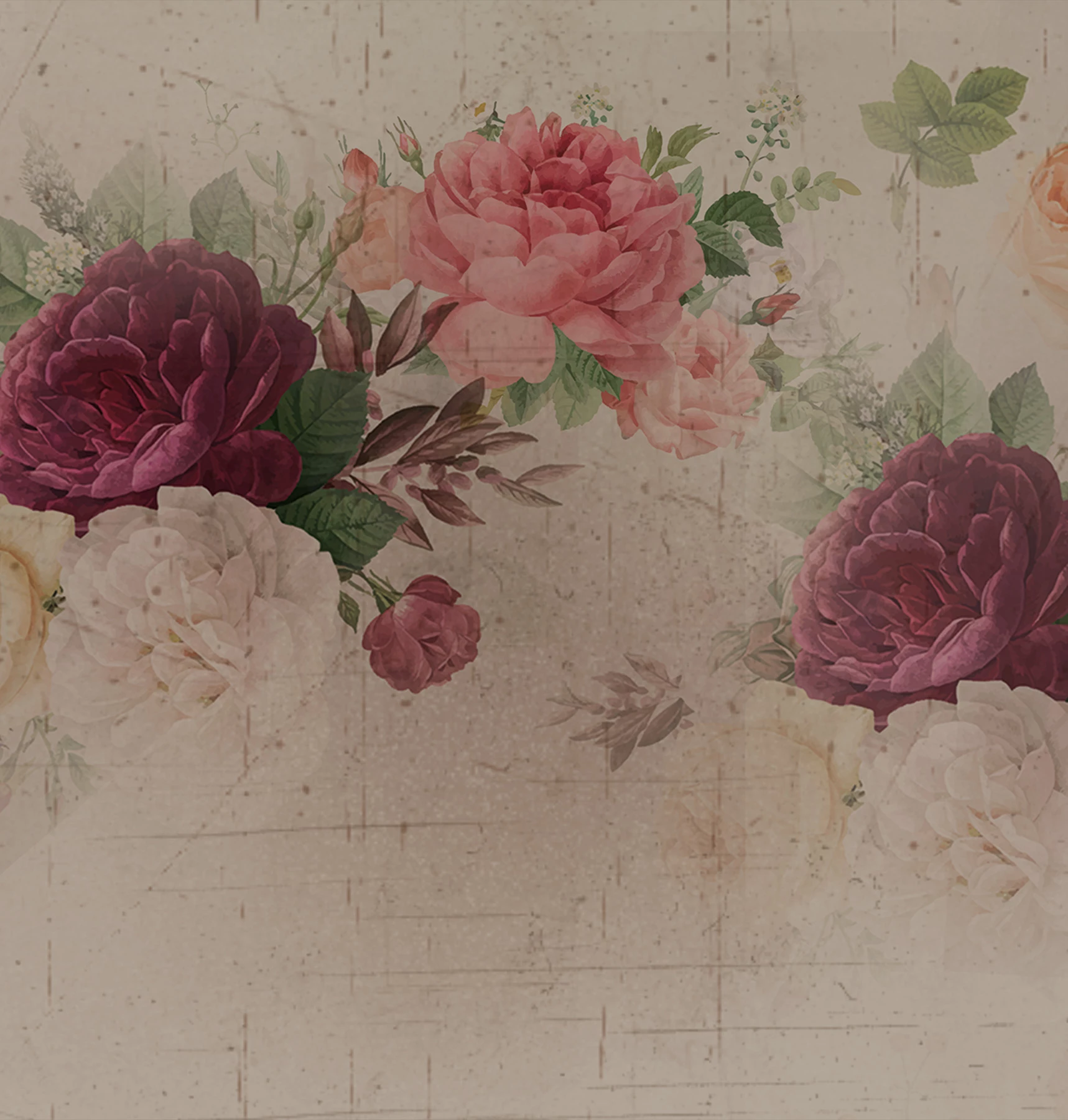 Flower Bomb behang