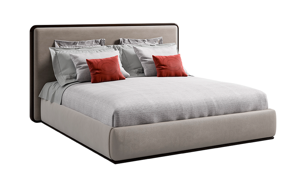 Modern Italiaans bed met hoofdbord | Matrasmaat: 200 × 200 cm