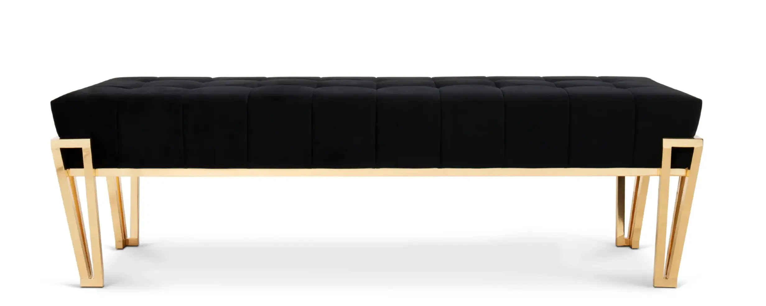 Obsidian ottoman