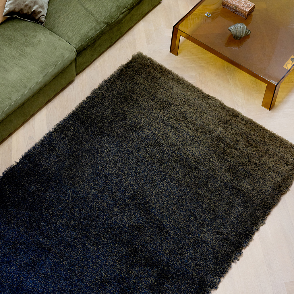 Shade high messing/indigo tapijt | Maat: 170 × 240 cm