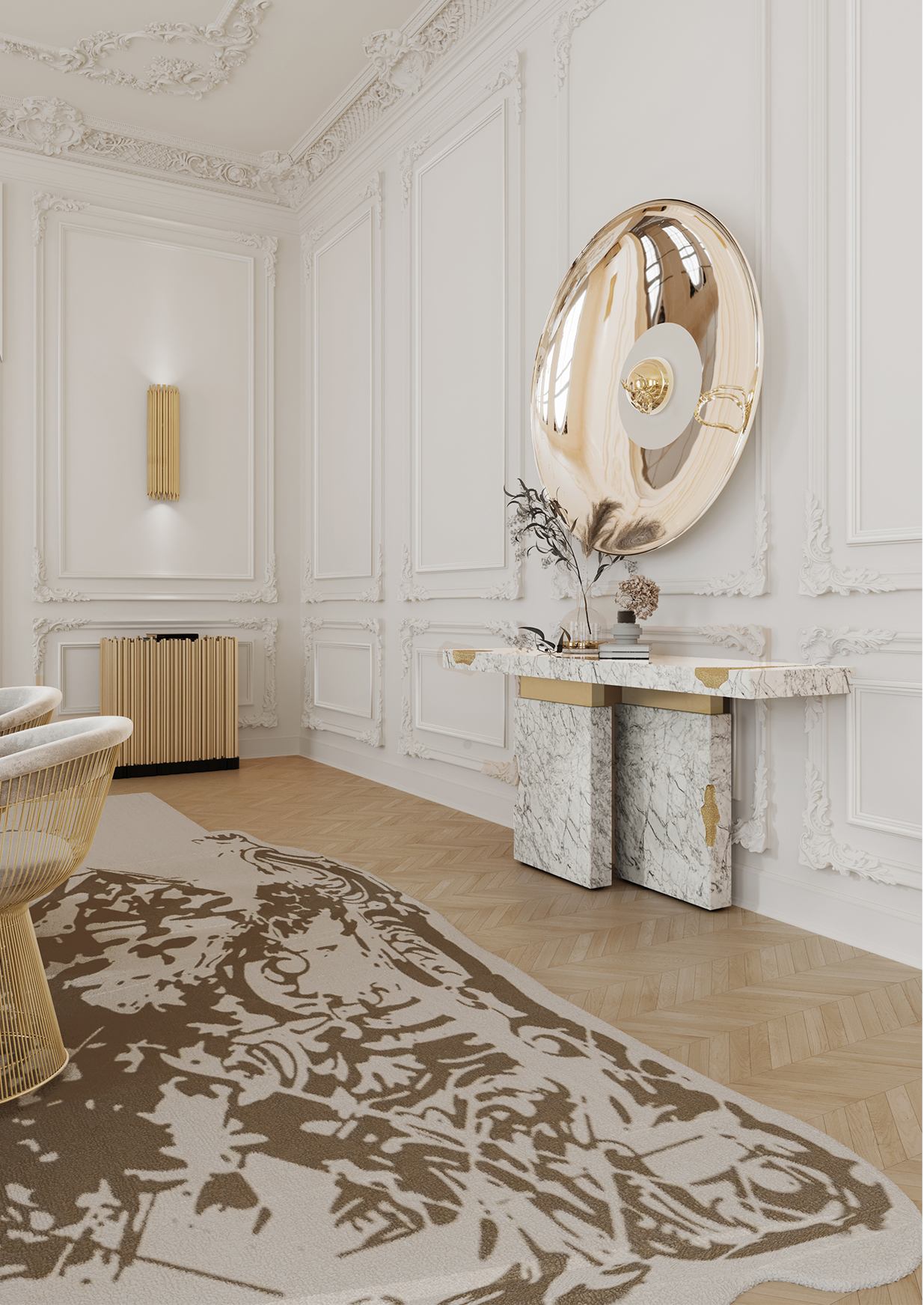 Dominion Carrara console