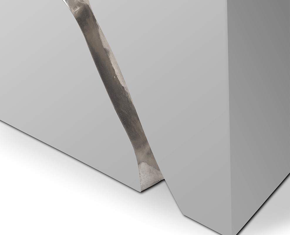 Gebroken ontwerp zuil wastafel