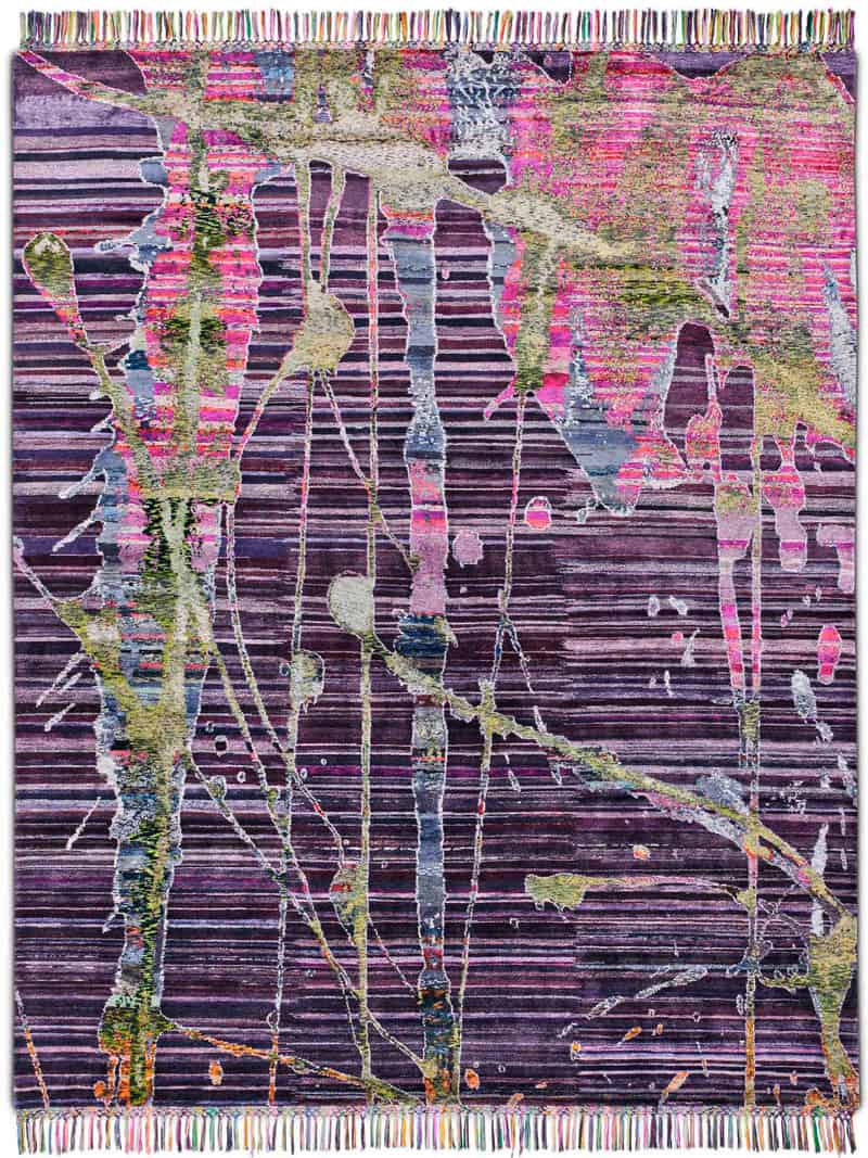 Eco handgemaakte luxe tapijt | Maat: 122 × 183 cm