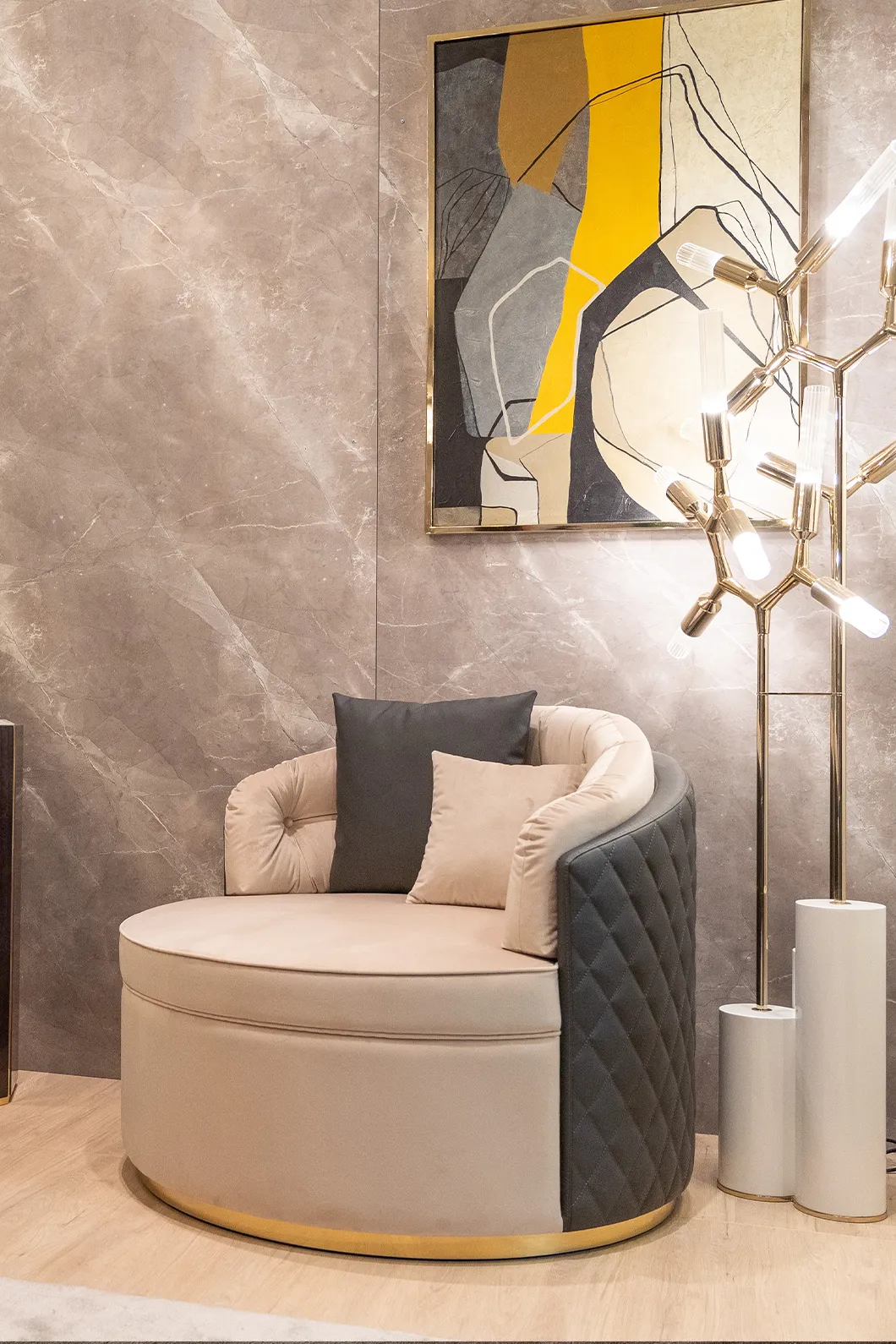 Luxe draaibare fauteuil - 9