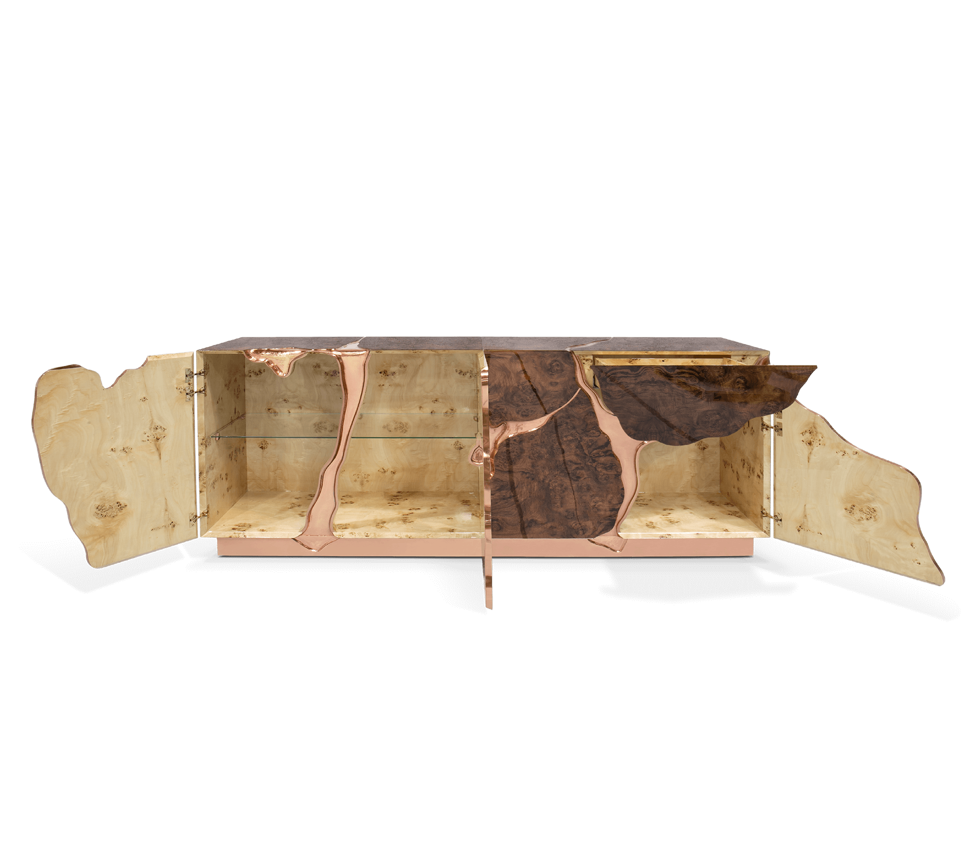 Fissure rosé gouden dressoir