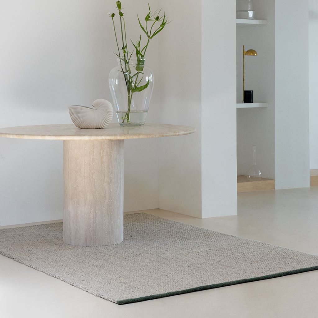 Craft matter plain asgrijs tapijt | Maat: 250 × 350 cm Craft matter plain asgrijs tapijt | Maat: 250 × 350 cm