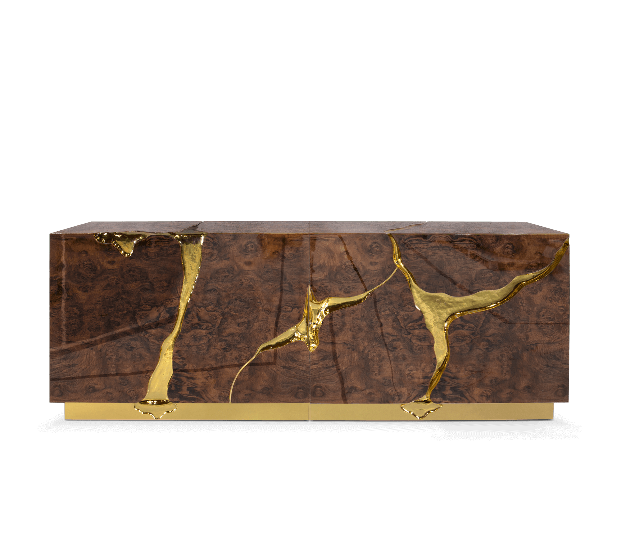 Fissure walnoten dressoir
