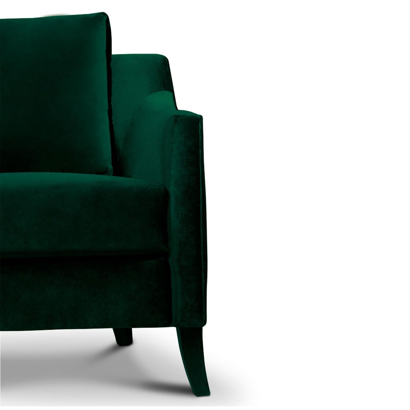 Pluche fluwelen fauteuil