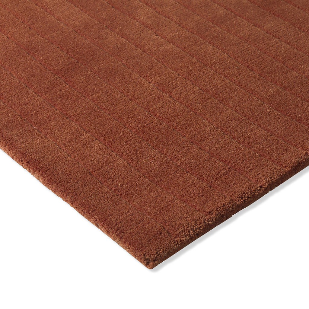 Decor rhythm tangerine designer handmade tapijt | Maat: 160 × 230 cm