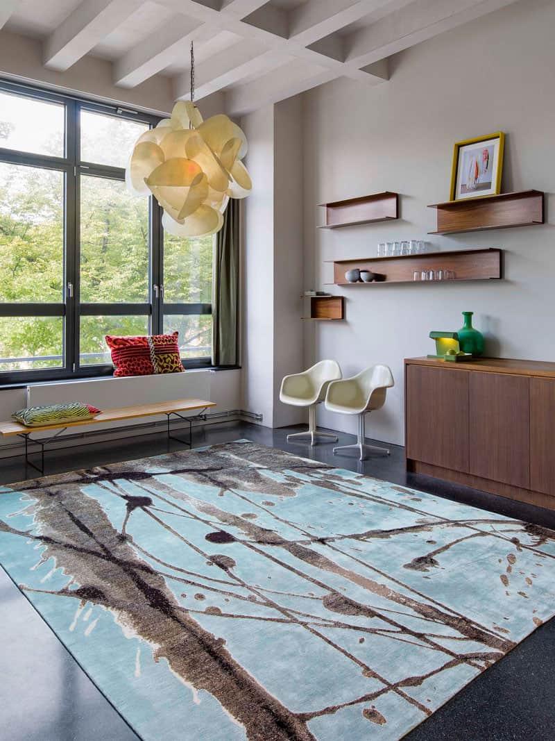 All Natural handgemaakte luxe tapijt | Maat: 122 × 183 cm