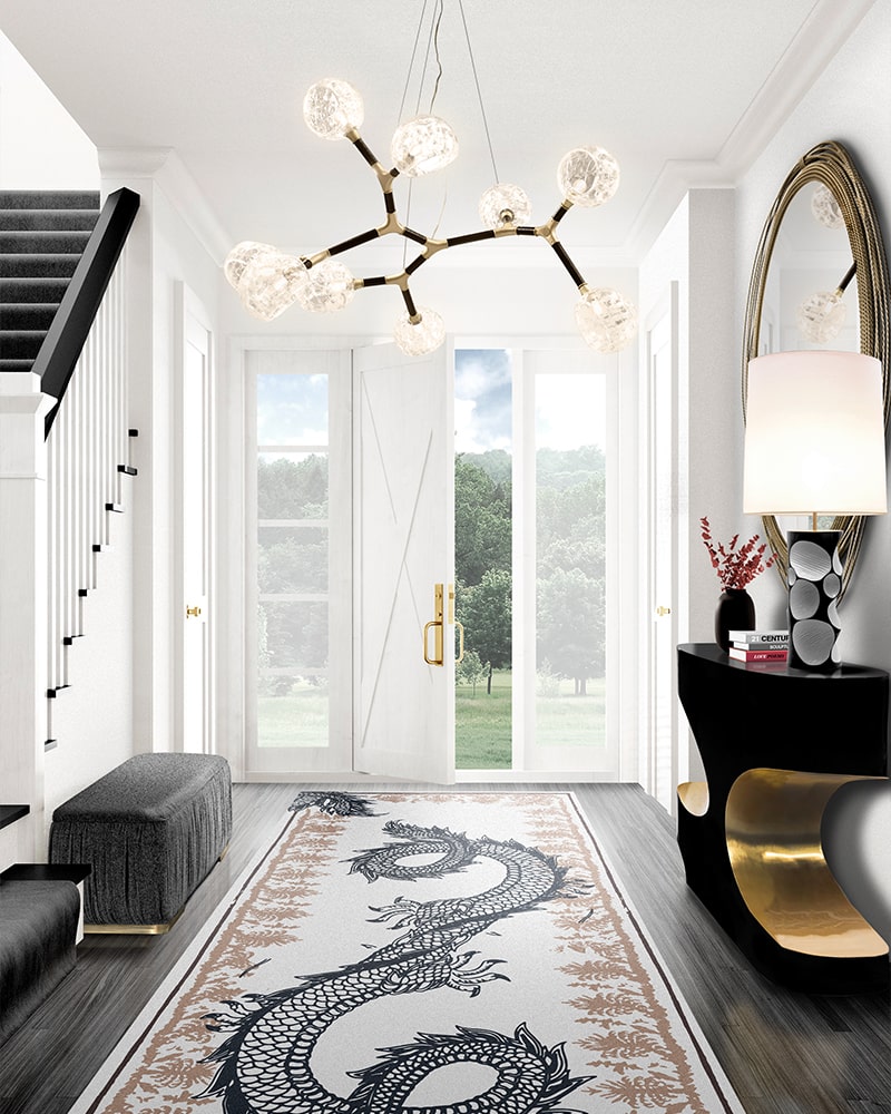 Multi-Shade onregelmatige grote hanglamp - 2