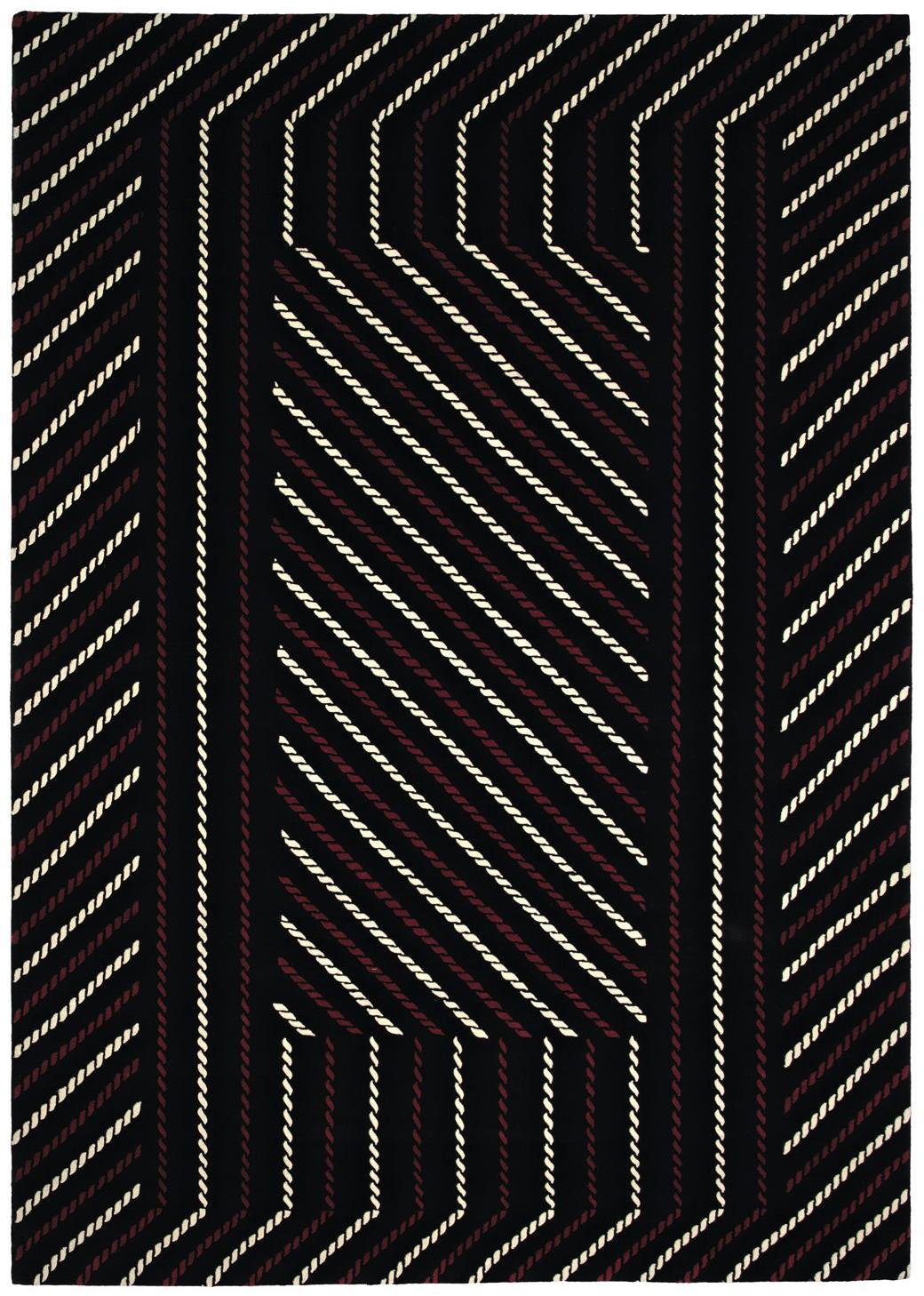 Gessato designer handgeweven vloerkleed