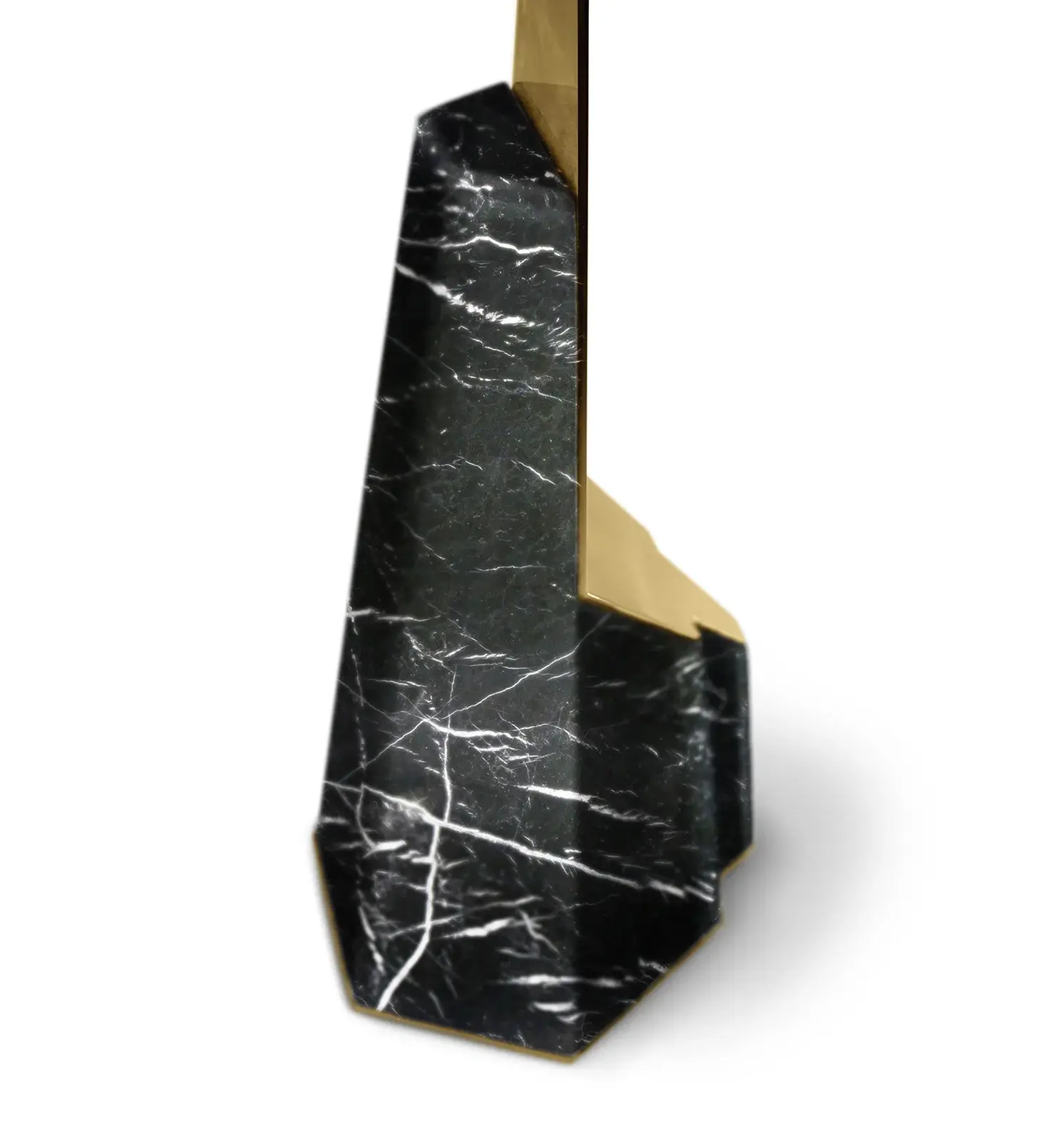 Halo zwarte bijzettafel