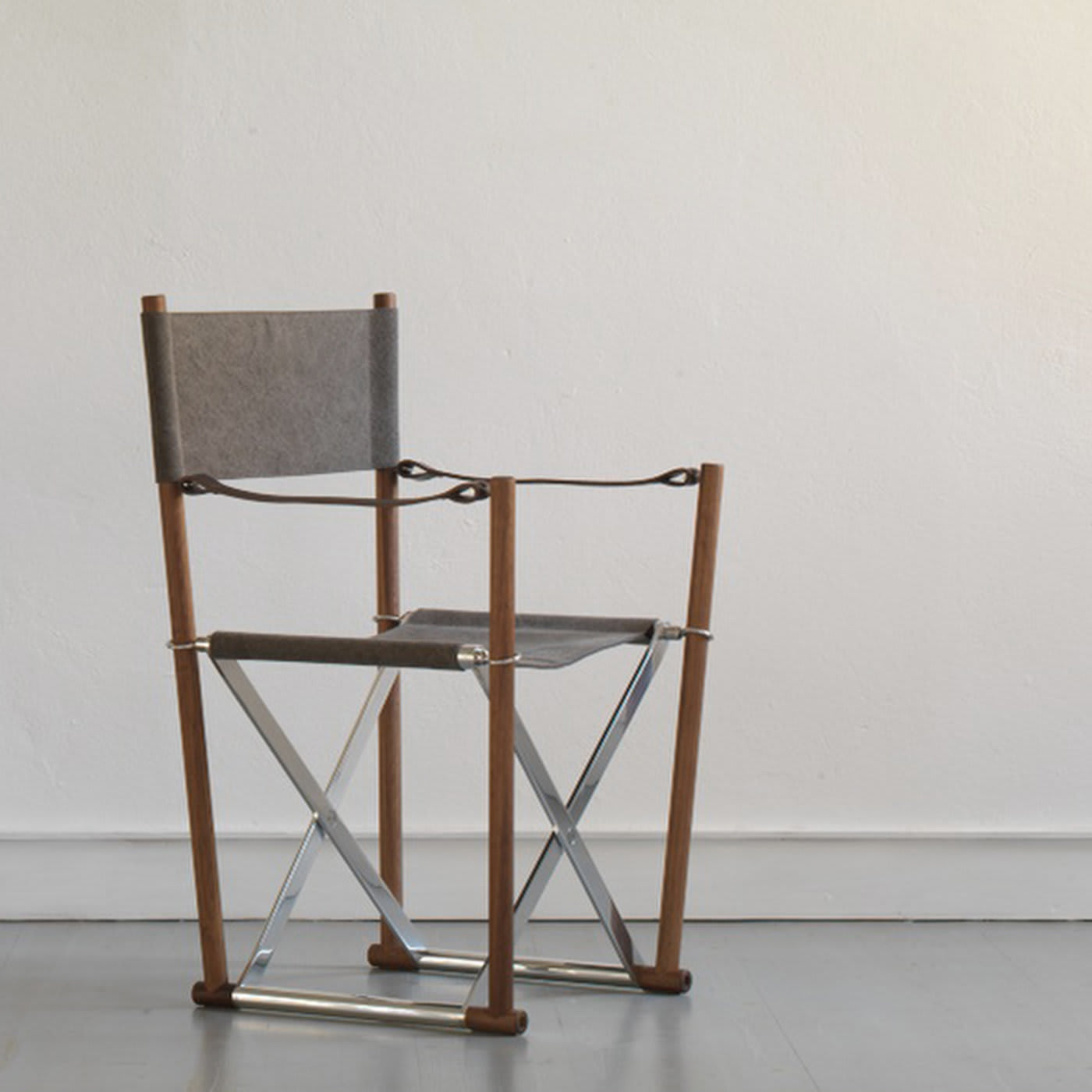 Regista katoenen stoel | Onderstel: Iroko Wood