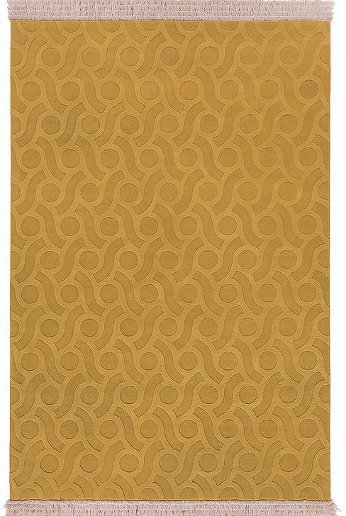 Handgetuft Honey 100% wol vloerkleed