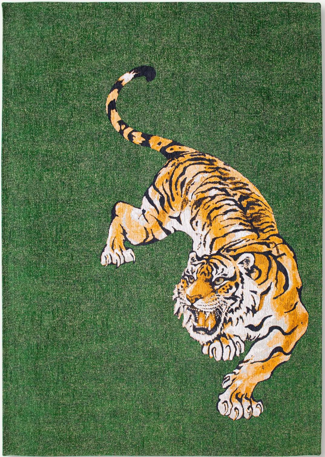 Green On Fire tapijt | Maat: 170 × 240 cm