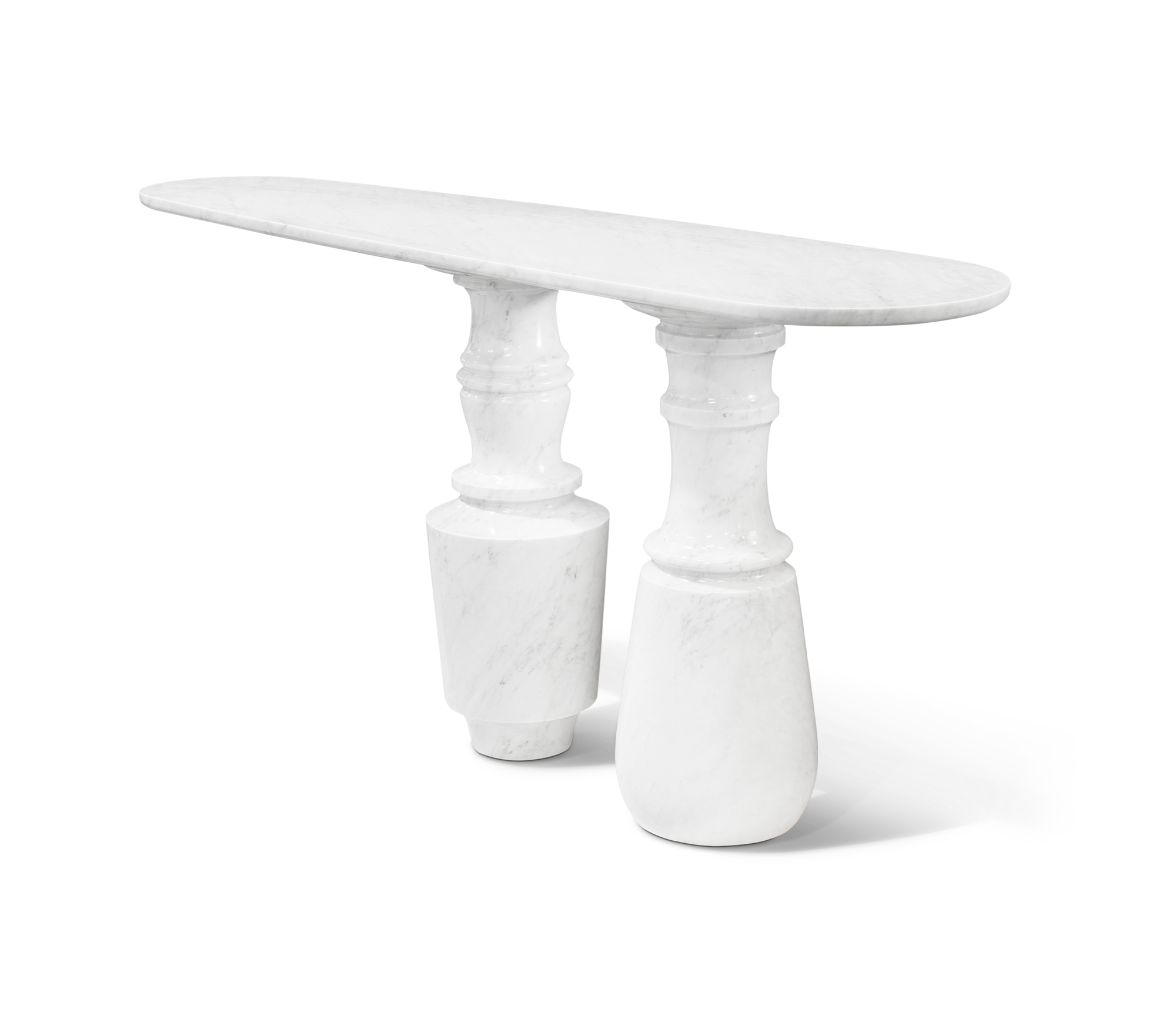 Obsidian Carrara console