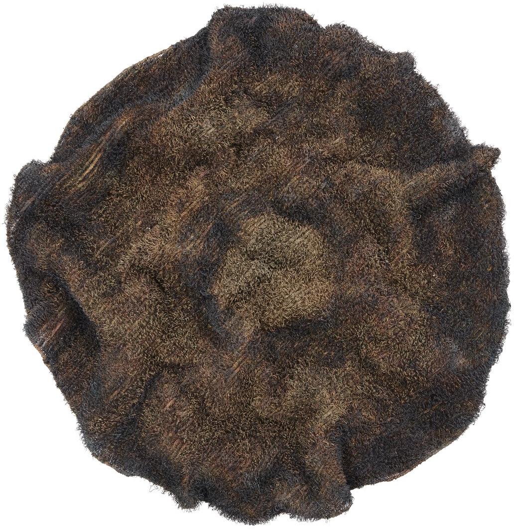 Metaal designer handgeweven tapijt