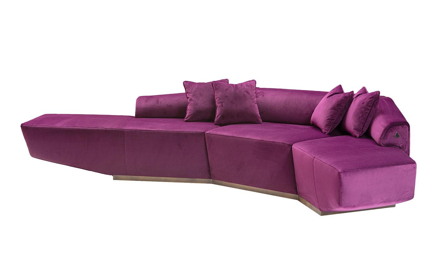 Dubhè fuchsia modulaire bank