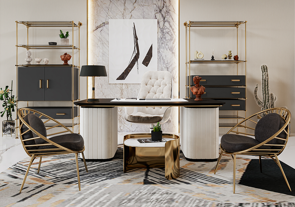 Franklin Scott ovale bijzettafel - 6