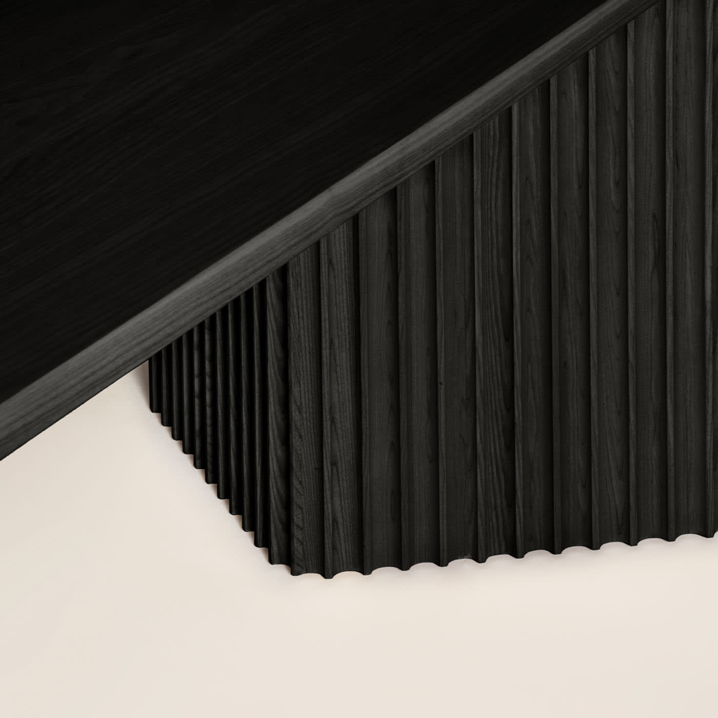 Basalto zwarte essen tafel