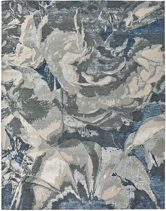 Designer handgeknoopt abstract tapijt | Maat: 200 × 300 cm