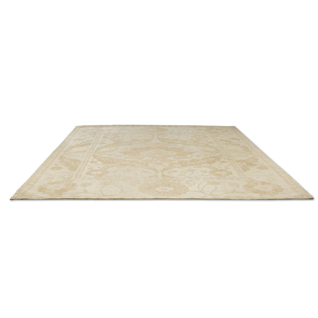 Newborough-pale goud tapijt | Maat: 200 × 280 cm