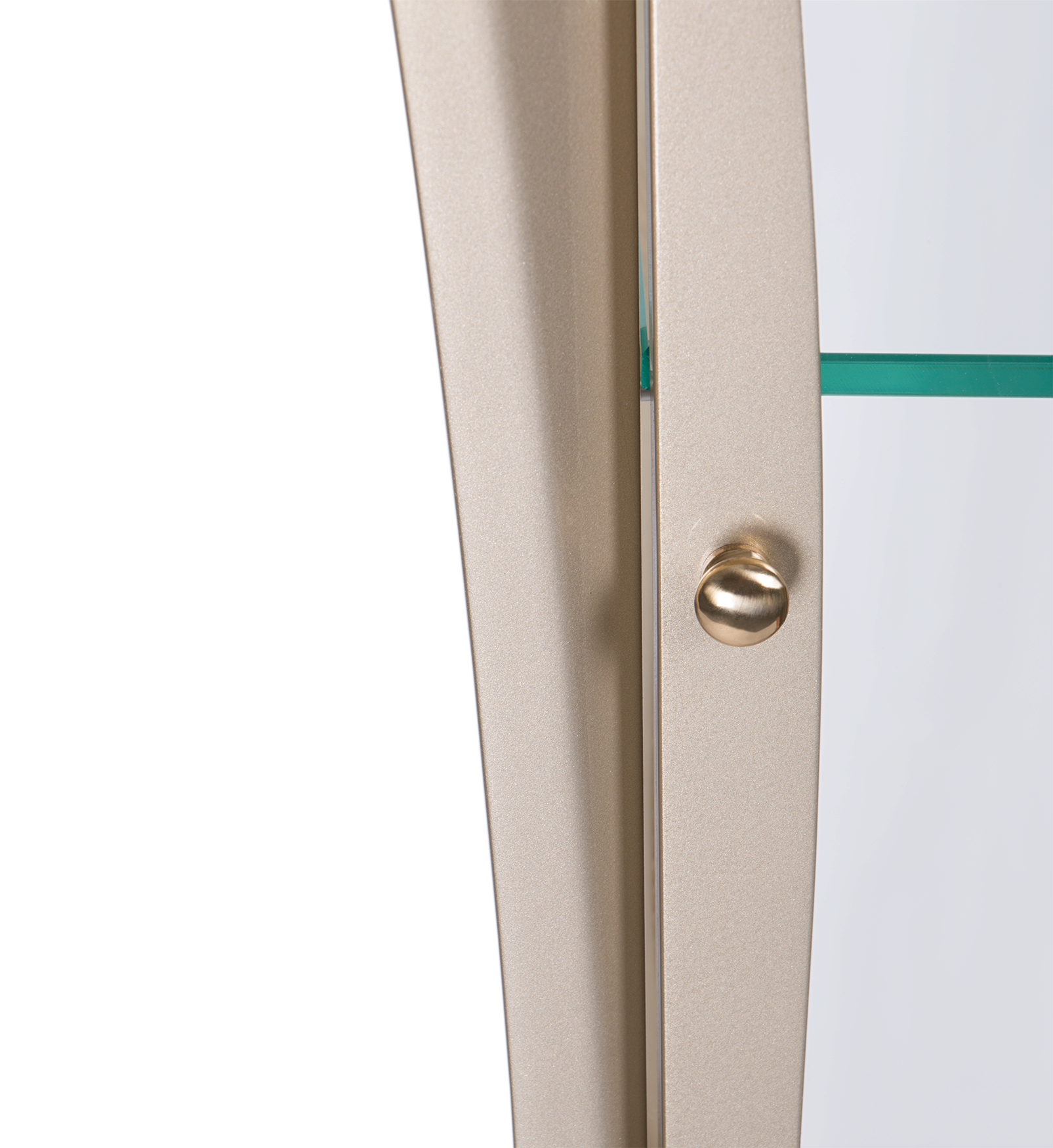 Empire smalle crème vitrinekast