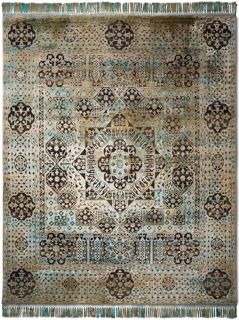 Green Mix luxe vloerkleed