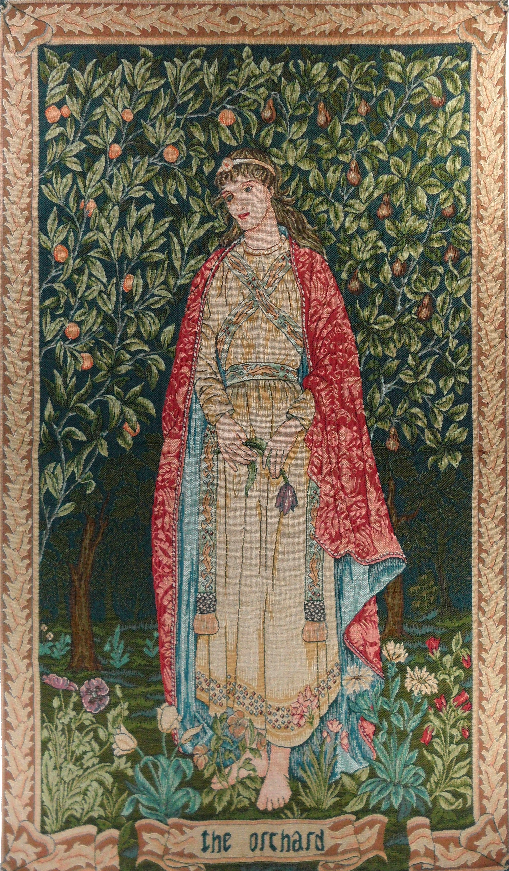 The Orchard, William Morris wandtapijt