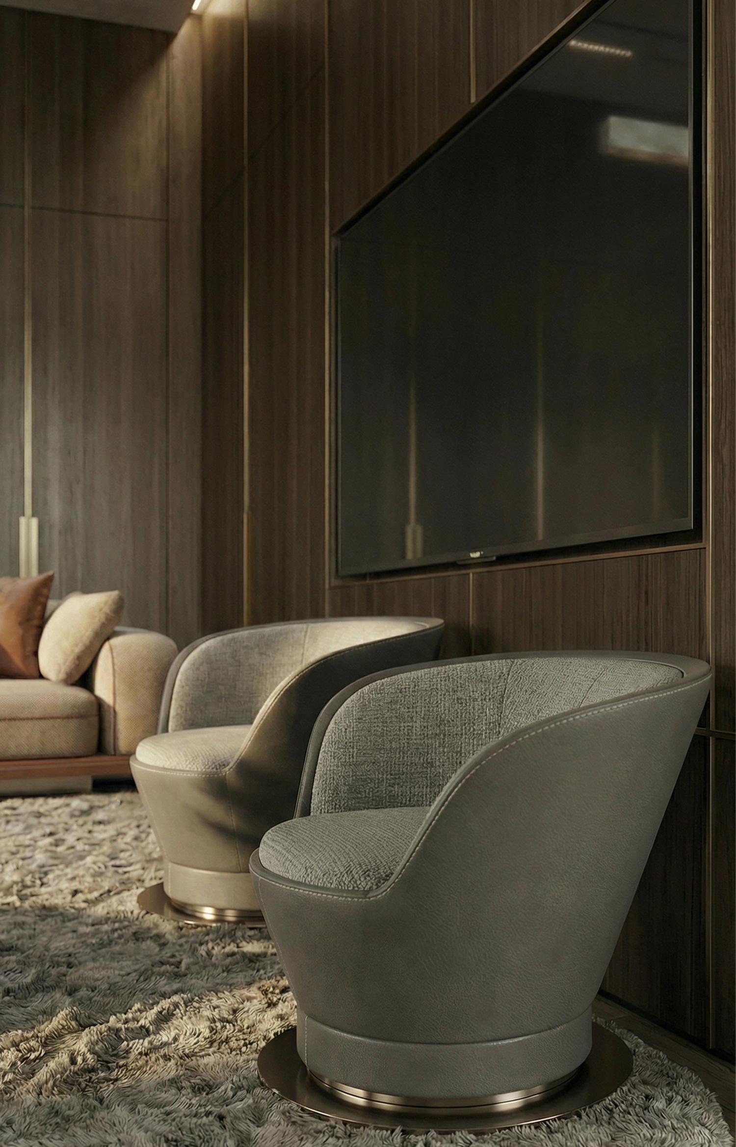 Aura draaibare fauteuil