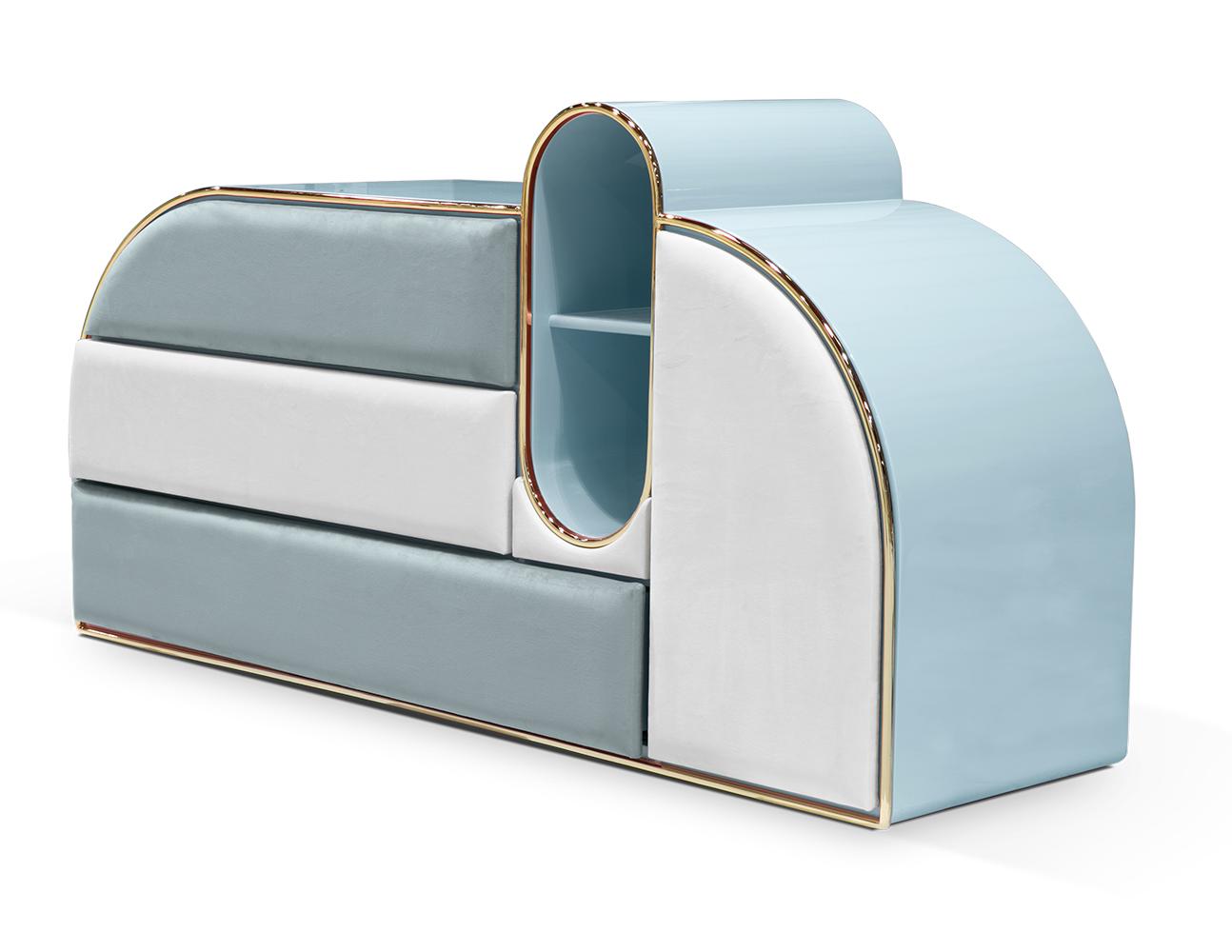 Candy Coated ladekast met drie laden