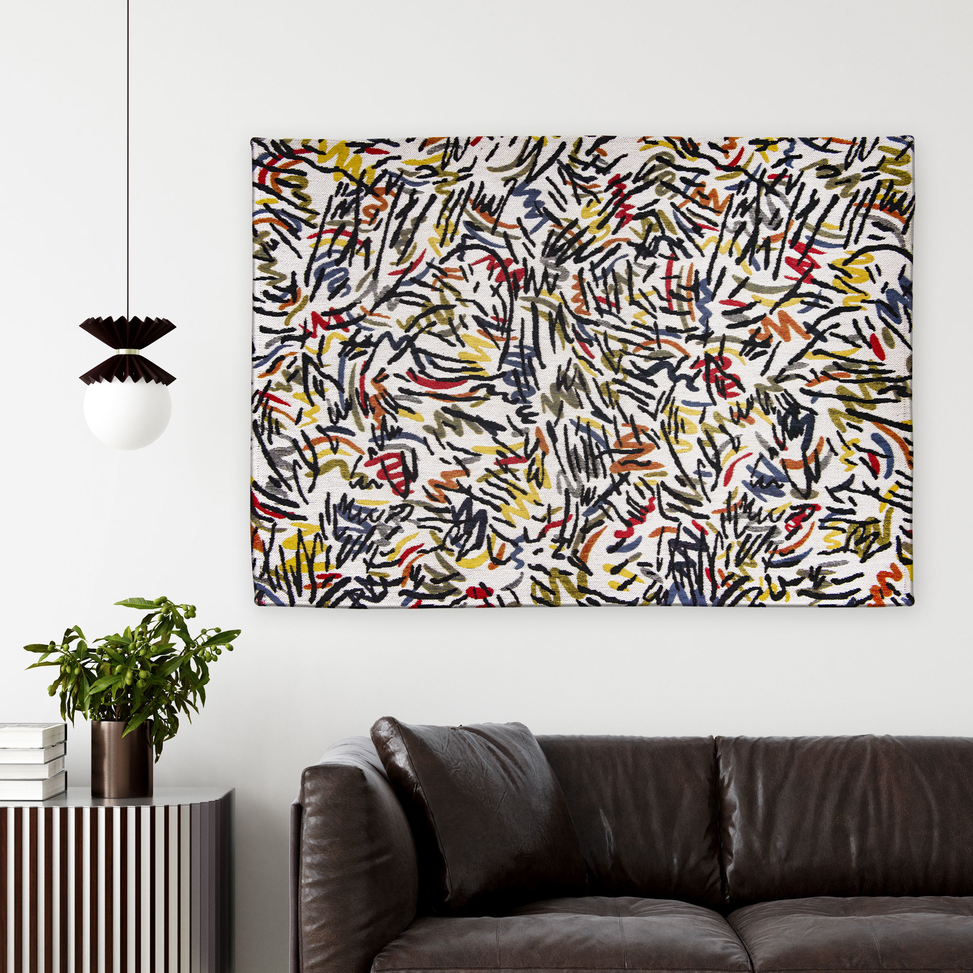 Street Graph tapijt | Maat: 100 × 140 cm