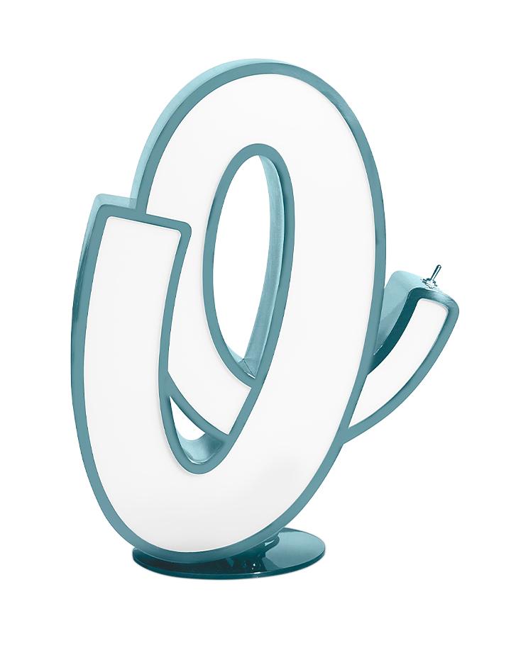Opulent Letter O lamp