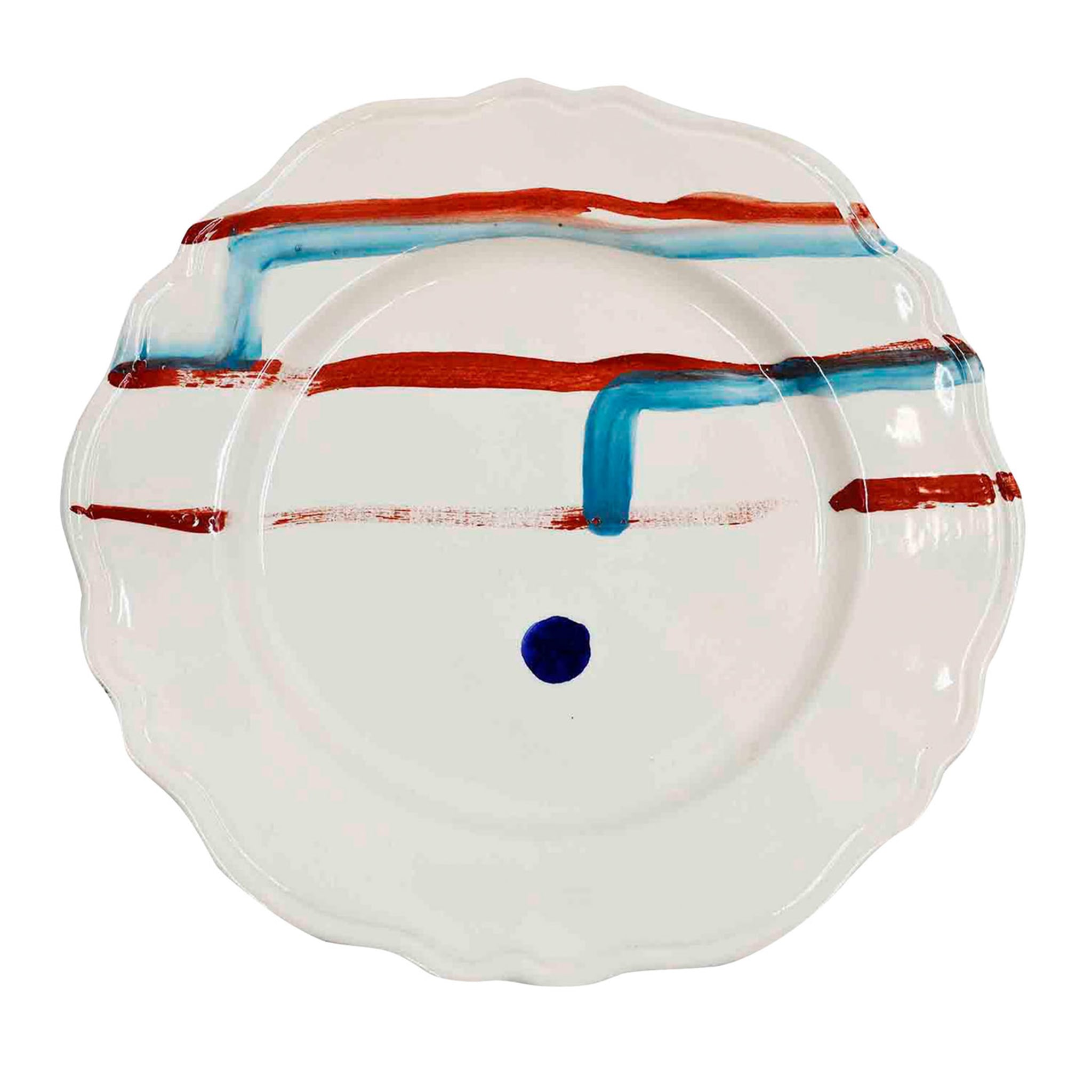 Handgemaakte keramische bord