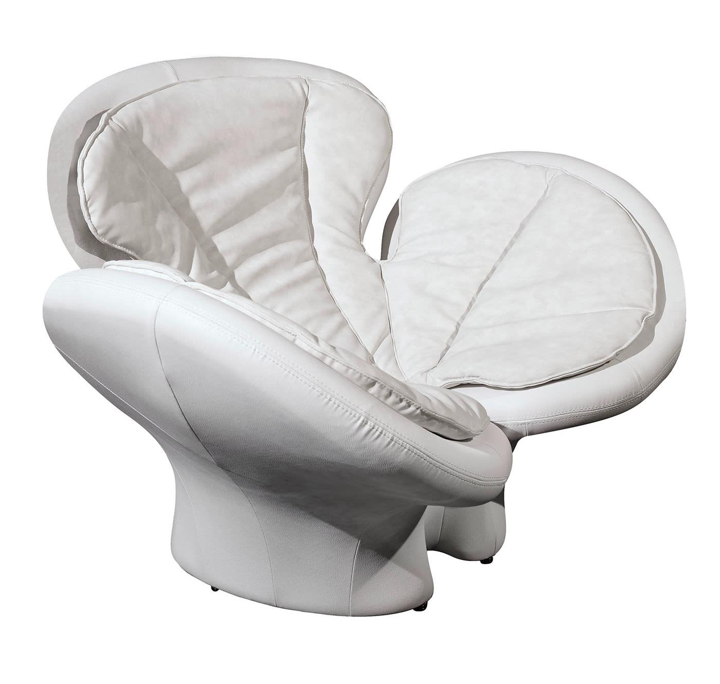 Pansé witte lounge fauteuil