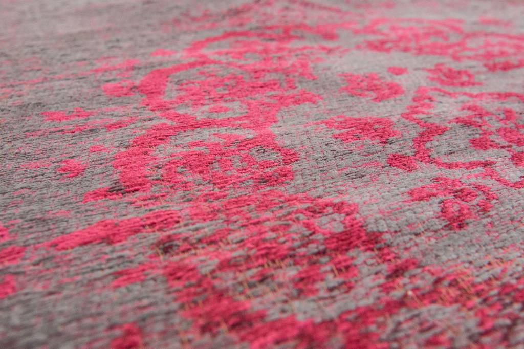 Vintage Style Pink Flash tapijt | Maat: 140 × 200 cm